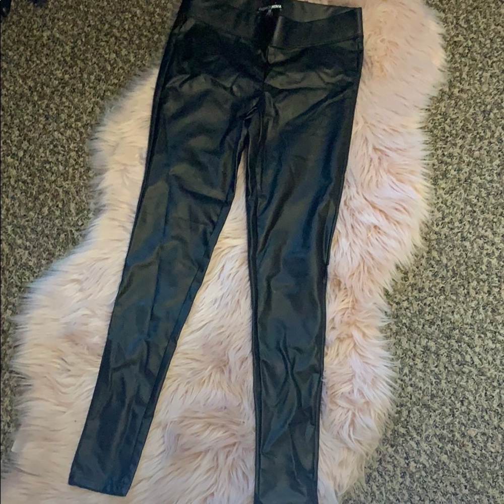 Faux Leather Legging